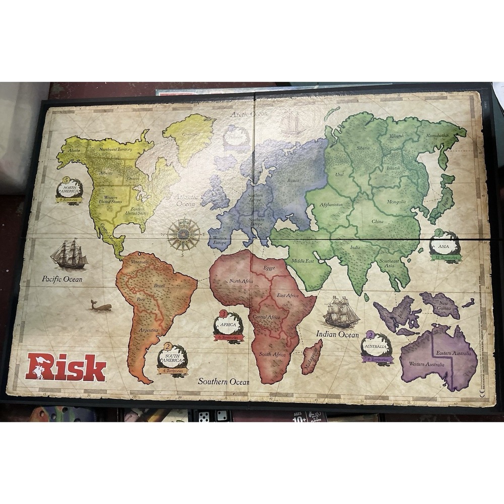 Hasbro Risk Board Game Complete B7404000 - Picture 2 of 3